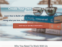 Tablet Screenshot of lifestylepreneur.com